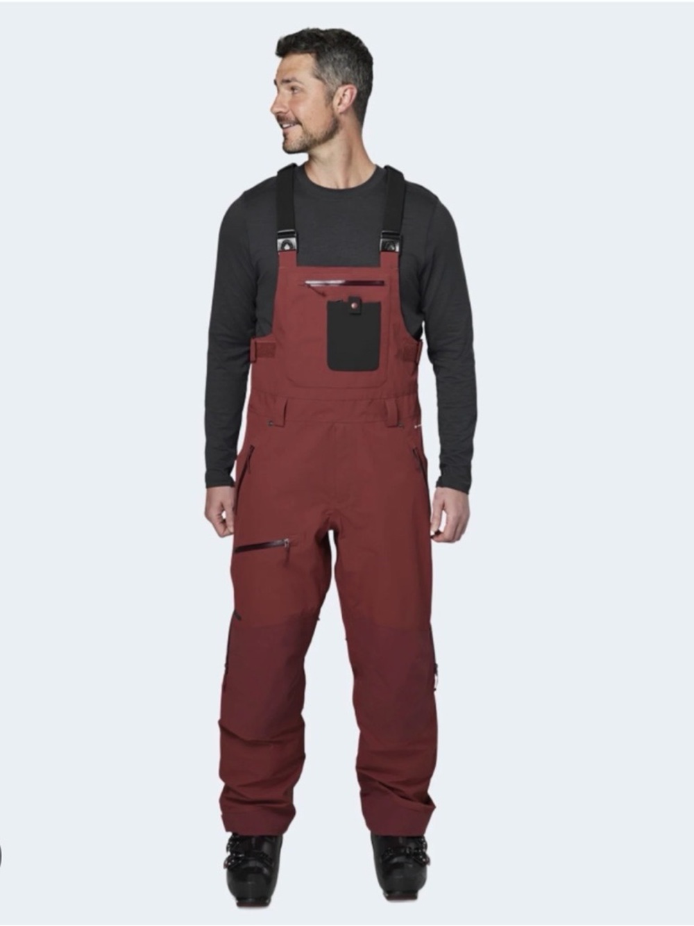 Flylow Baker Bibs - Burgandy